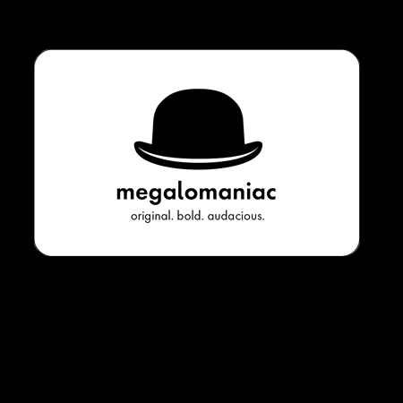 Megalomaniac Gift Card $50